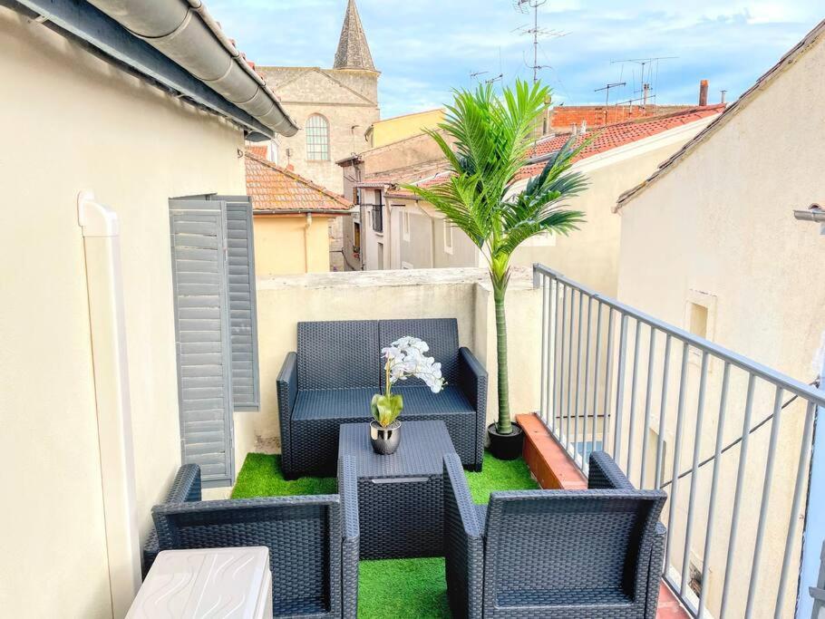 Studio Cosy - 2 Pers - Beziers - Centre - Terrasse - Clim Luaran gambar